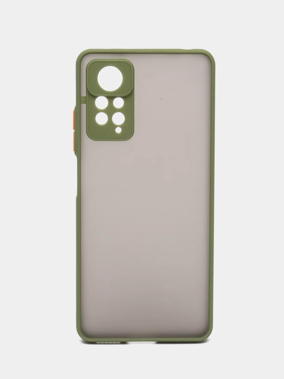 Лесной зеленый чехол Xiaomi Redmi Note 11 Pro / Redmi Note 12 пластиковый матовый цветными кнопками