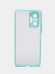 Алый чехол Xiaomi Redmi Note 10 Pro, Редми Нот 10 Про, пластиковый матовый с цветными кнопками
