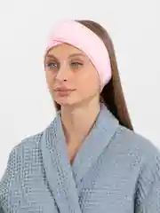 Розовый повязка на голову, косметическая