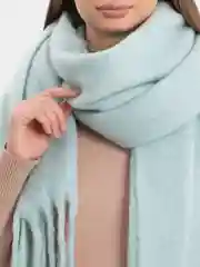 Мятный шарф женский , зимний , теплый , подарок Новый год