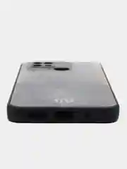 Серый чехол на Xiaomi Redmi 10C (Сяоми Редми 10С) / Poco C40, пластиковый, глянцевый