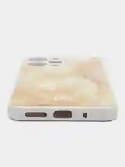 Желтый чехол для Xiaomi Redmi 12 (Сяоми Редми 12), пластиковый, глянцевый
