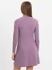 Сиреневый женское платье, повседневное