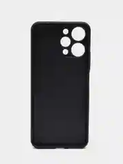 Серый чехол для Xiaomi Redmi 12 (Сяоми Редми 12), пластиковый, глянцевый