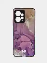Пурпурный чехол для Xiaomi Redmi Note 12 4G (Редми Нот 12 4Г), пластиковый, глянцевый
