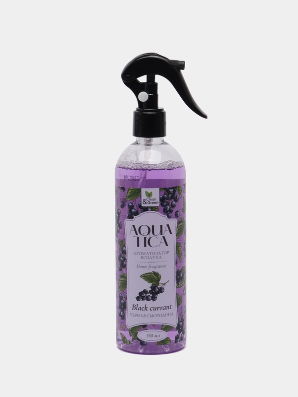 Ароматизатор воздуха Aquatica "Black currant. Черная смородина", 350 мл, Clean&Green
