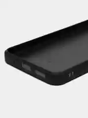 Черный чехол для Xiaomi Redmi 12C (Сяоми Редми 12С), пластиковый, глянцевый
