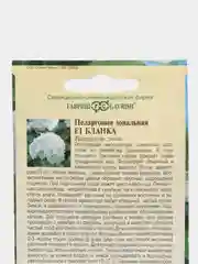 Семена цветов "Пеларгония Бланка", семена комнатных цветов