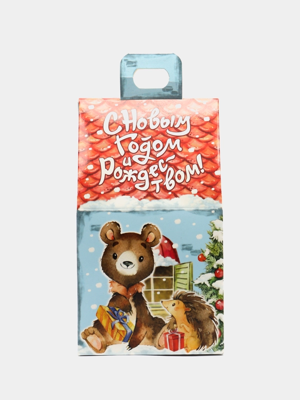 Коробка новогодняя, складная