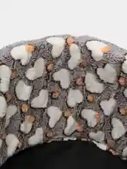 Серый лежак для кошек и собак мелких пород