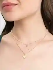 Цепочка двойная, на шею, женская