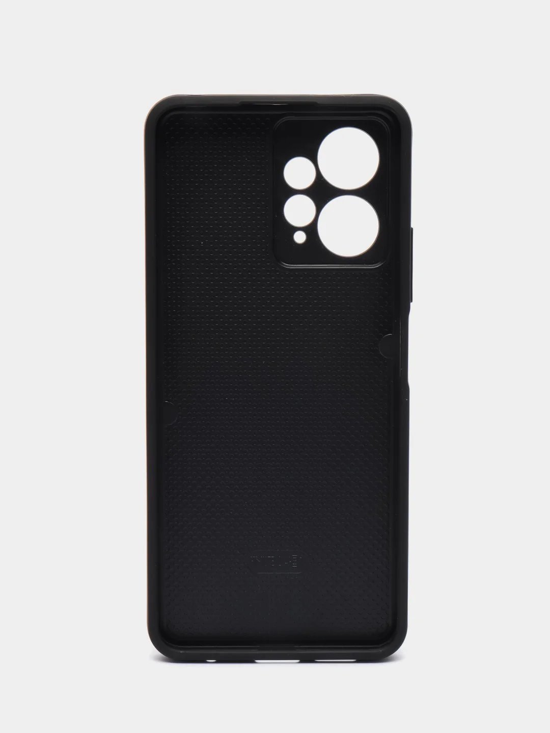 Серый чехол для Xiaomi Redmi Note 12 4G (Редми Нот 12 4Г), пластиковый, глянцевый