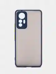 Синий чехол для Xiaomi 12 Lite / Сяоми 12 Лайт пластиковый матовый, с цветными кнопками