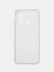Чехол для Xiaomi Redmi 12C, Сяоми Редми 12С прозрачный, силиконовый