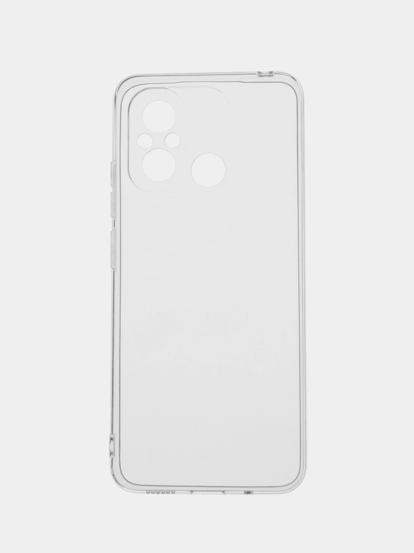 Чехол для Xiaomi Redmi 12C, Сяоми Редми 12С прозрачный, силиконовый