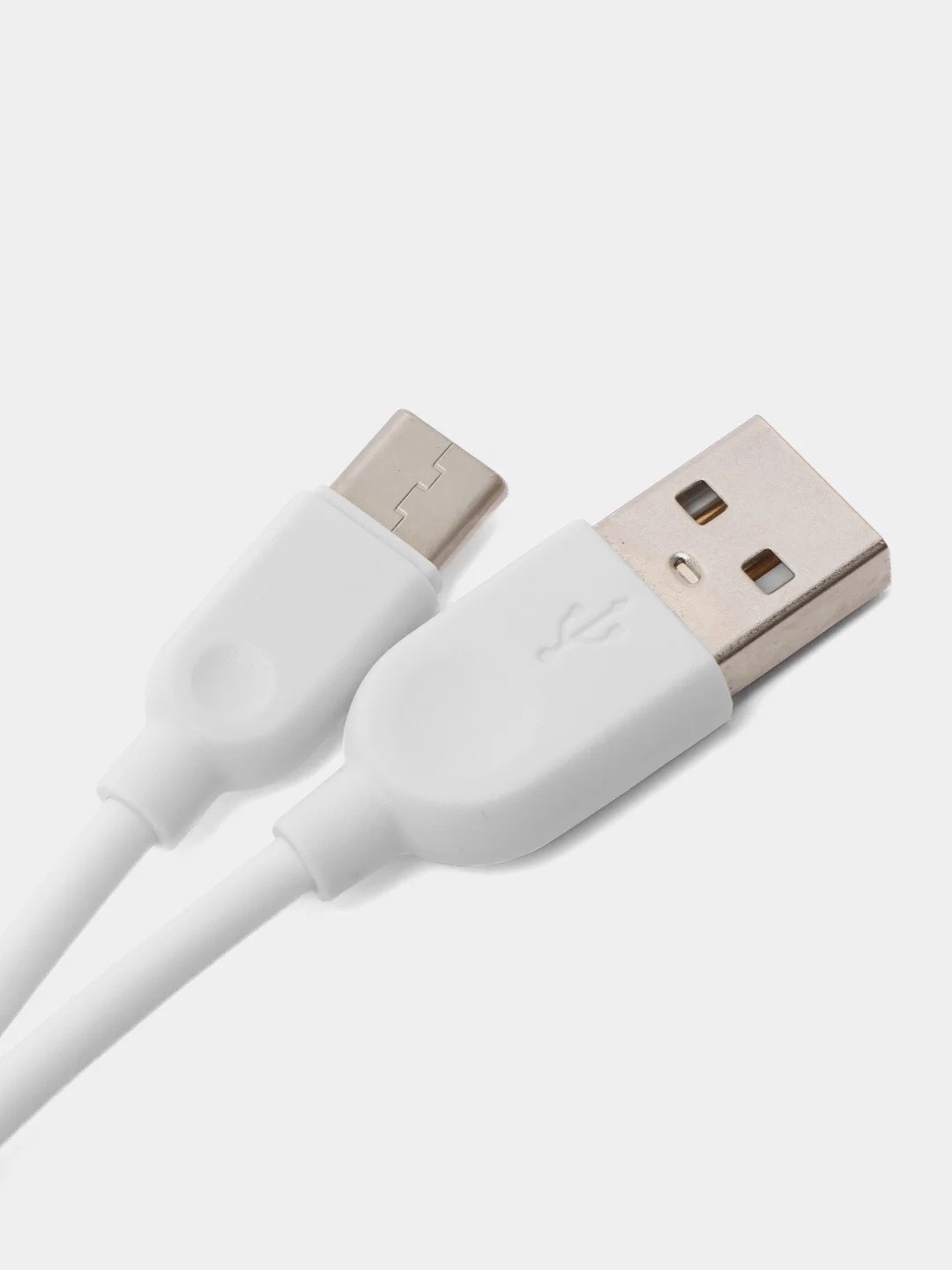 Белый кабель Borofone BX14 LinkJet, USB - Type-C, 3A, 1 м