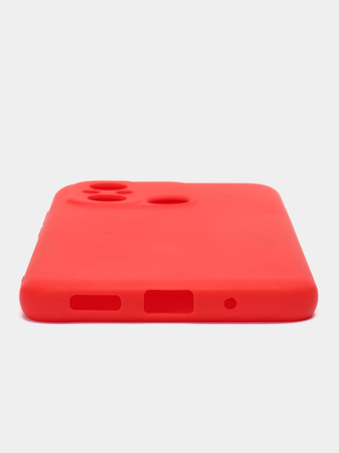 Алый чехол для Xiaomi Redmi 12C (Сяоми Редми 12С), силиконовый, матовый