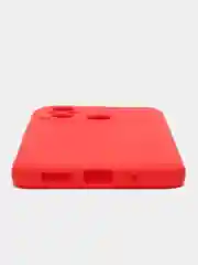 Алый чехол для Xiaomi Redmi 12C (Сяоми Редми 12С), силиконовый, матовый