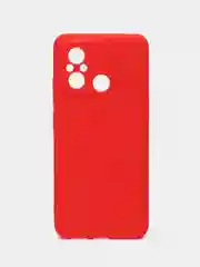 Алый чехол для Xiaomi Redmi 12C (Сяоми Редми 12С), силиконовый, матовый