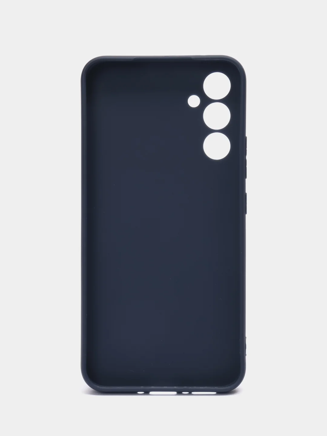 Темно-синий чехол для Samsung Galaxy A34 (Самсунг Галакси А34), силиконовый, матовый