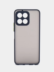Чехол на Honor X6, Honor X8 5G / Хонор Х6, Х8 5Г пластиковый, матовый, с цветными кнопками