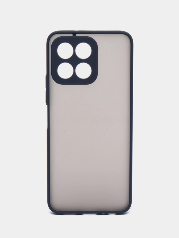 Чехол на Honor X6, Honor X8 5G / Хонор Х6, Х8 5Г пластиковый, матовый, с цветными кнопками