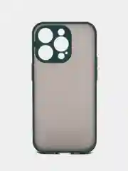 Морской чехол iPhone 14 Pro (Айфон 14 Про), пластиковый, матовый, с цветными кнопками