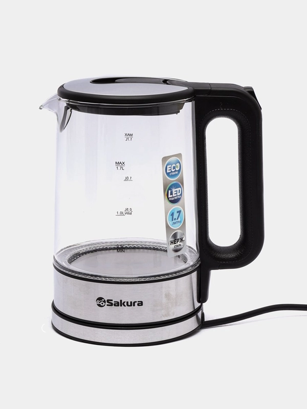 Чайник электрический Sakura SA-2726SBK, 1850-2200 Вт