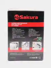 Черный чайник электрический Sakura SA-2726SBK, 1850-2200 Вт