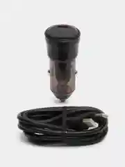 Черный автомобильное зарядное устройство PD, с Type-C, USB, зарядка в прикуриватель