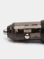 Черный автомобильное зарядное устройство PD, с Type-C, USB, зарядка в прикуриватель