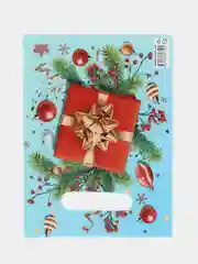 Лимонный пакет новогодний,5 шт ,20*30