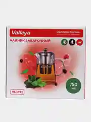 Чайник заварочный, стеклянный "Пирамида" Valleya, 750 мл