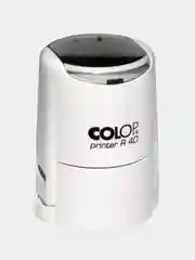 Белый оснастка для печати Colop Printer R40, с боксом, d 40 мм
