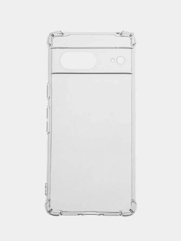 Силиконовый чехол для Google Pixel 7 (Гугл Пиксель 7), прозрачный