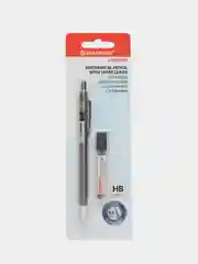 Карандаш механический 0,5 мм + грифели Hb 12 штук на блистере, Brauberg Chrome