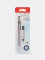 Карандаш механический Brauberg Rose Pink, 0,5 мм, грифели Hb, 12 штук
