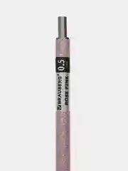 Карандаш механический Brauberg Rose Pink, 0,5 мм, грифели Hb, 12 штук