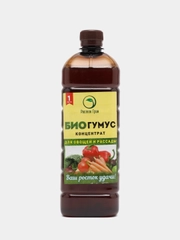 Биогумус для овощей и рассады "Росток Грин", 1 л, бутыль