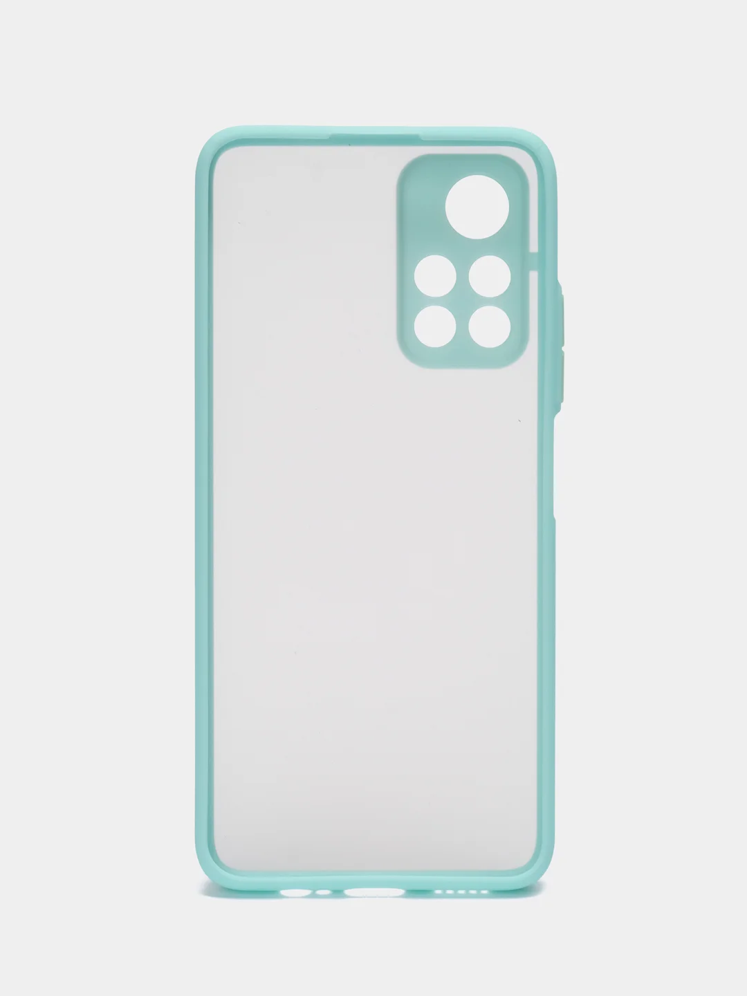 Бирюзовый чехол Xiaomi Poco M4 Pro 5G, Redmi Note 11 5G, пластиковый, матовый, с цветными кнопками