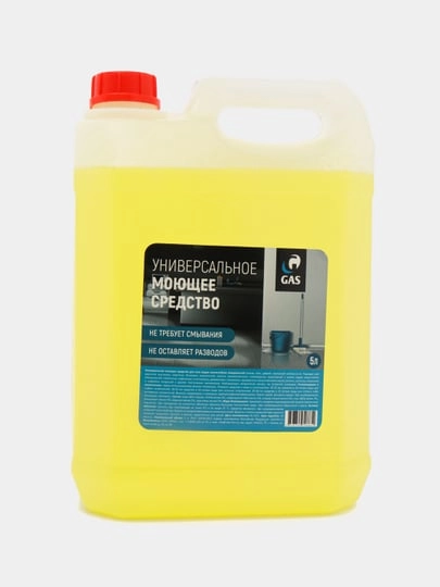 Моющее средство для полов и других поверхностей GASCLEANEX, универсальное, 5 л