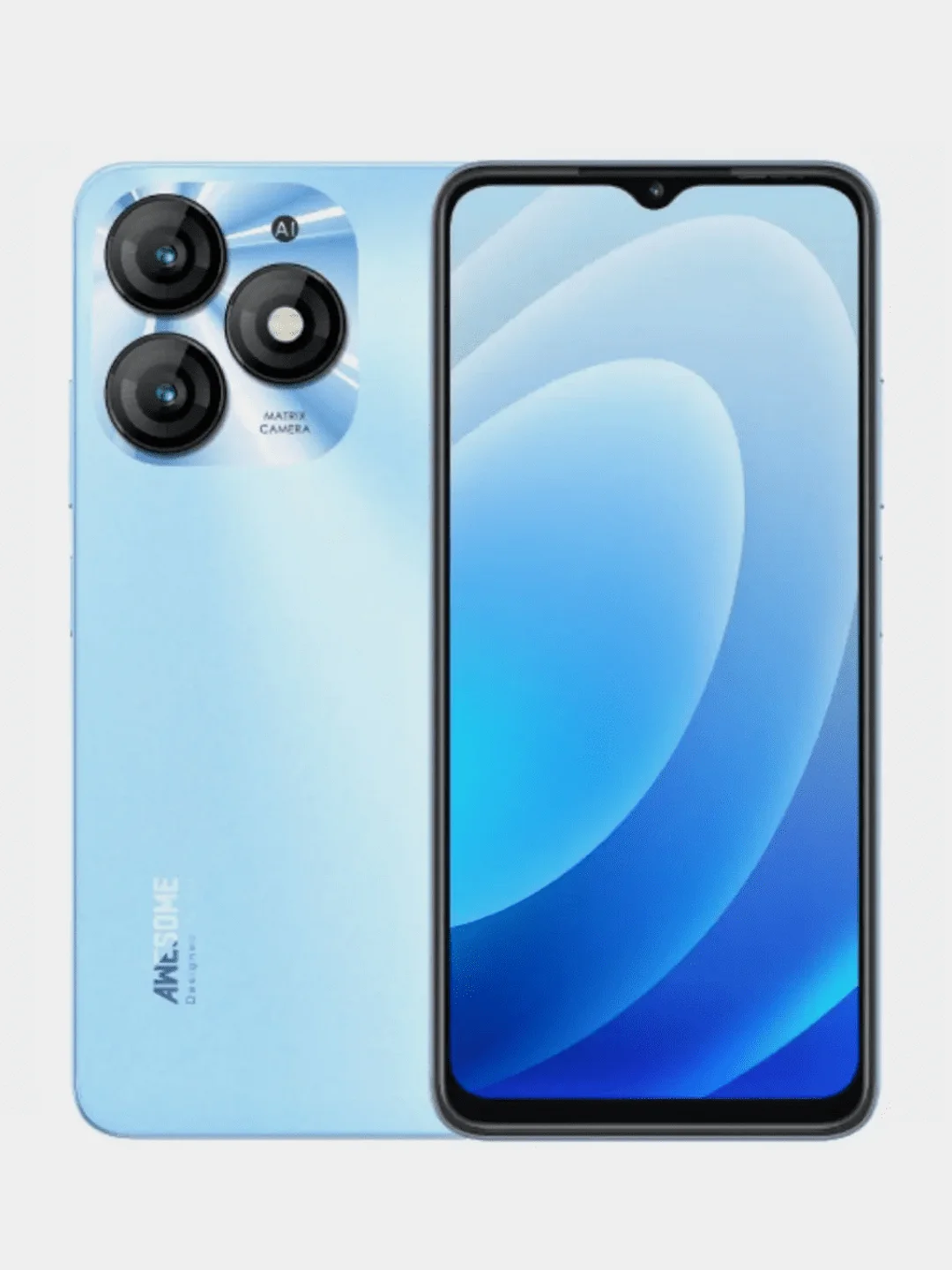 Синий смартфон Itel A70 4+8, 256Gb