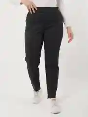 Черный брюки из драпа, женские, большие размер, осенние, теплые, зима