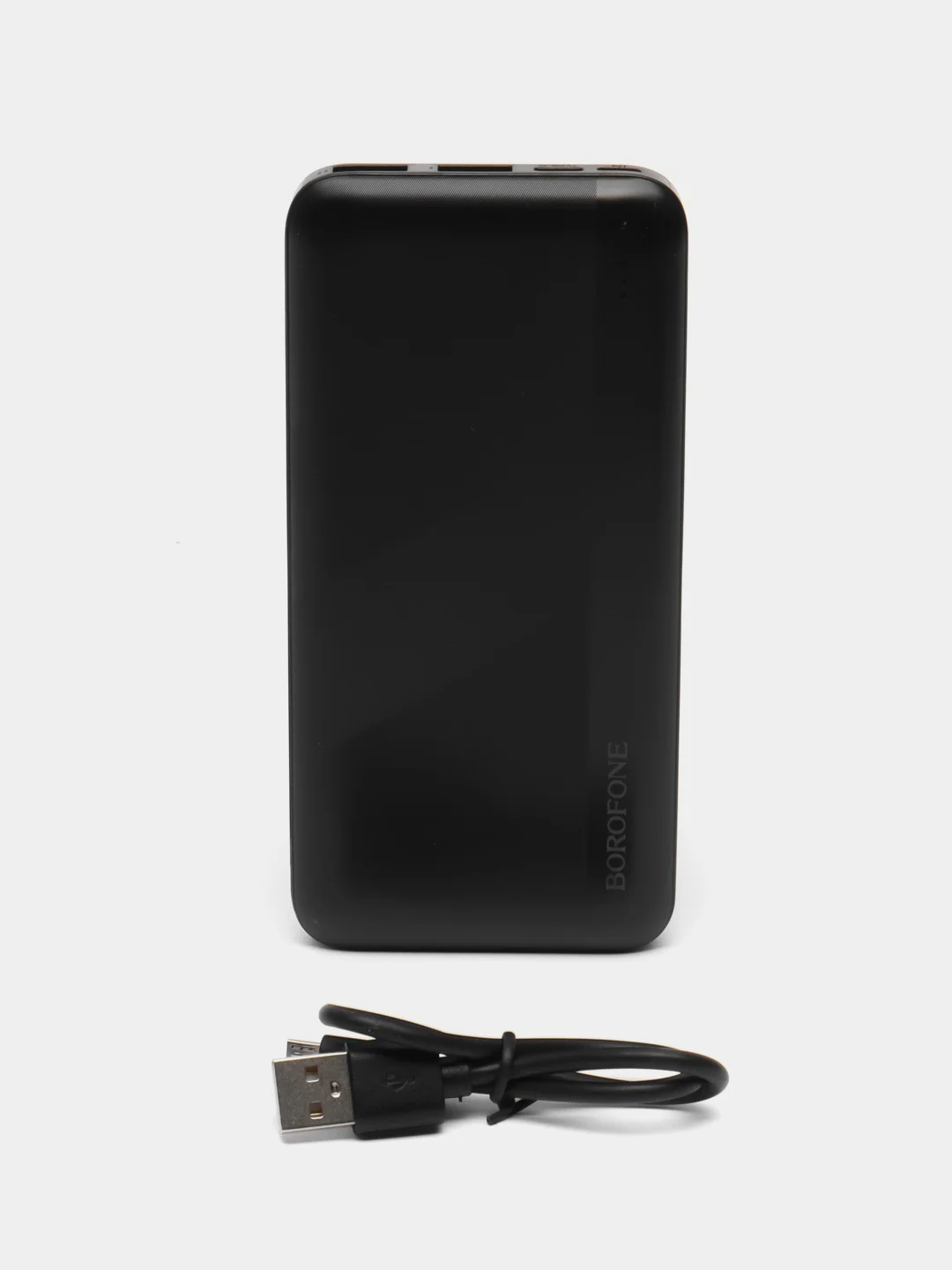 Черный внешний аккумулятор Borofone Power Bank 10000, 20000, 30000 мАч