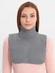 Серый манишка женская