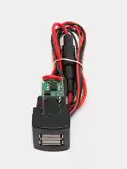 Зарядное устройство, в кнопку, USB, 2 слота, Лада Приора, Гранта, Калина 2, Датсун