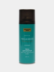 Пена для бритья для чувствительной кожи Organic Men MegaGreen, 200 мл