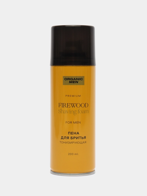 Тонизирующая пена для бритья Organic Men, FireWood, 200 мл