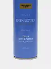 Охлаждающая пена для бритья Organic Men, ExtraWater, 200 мл
