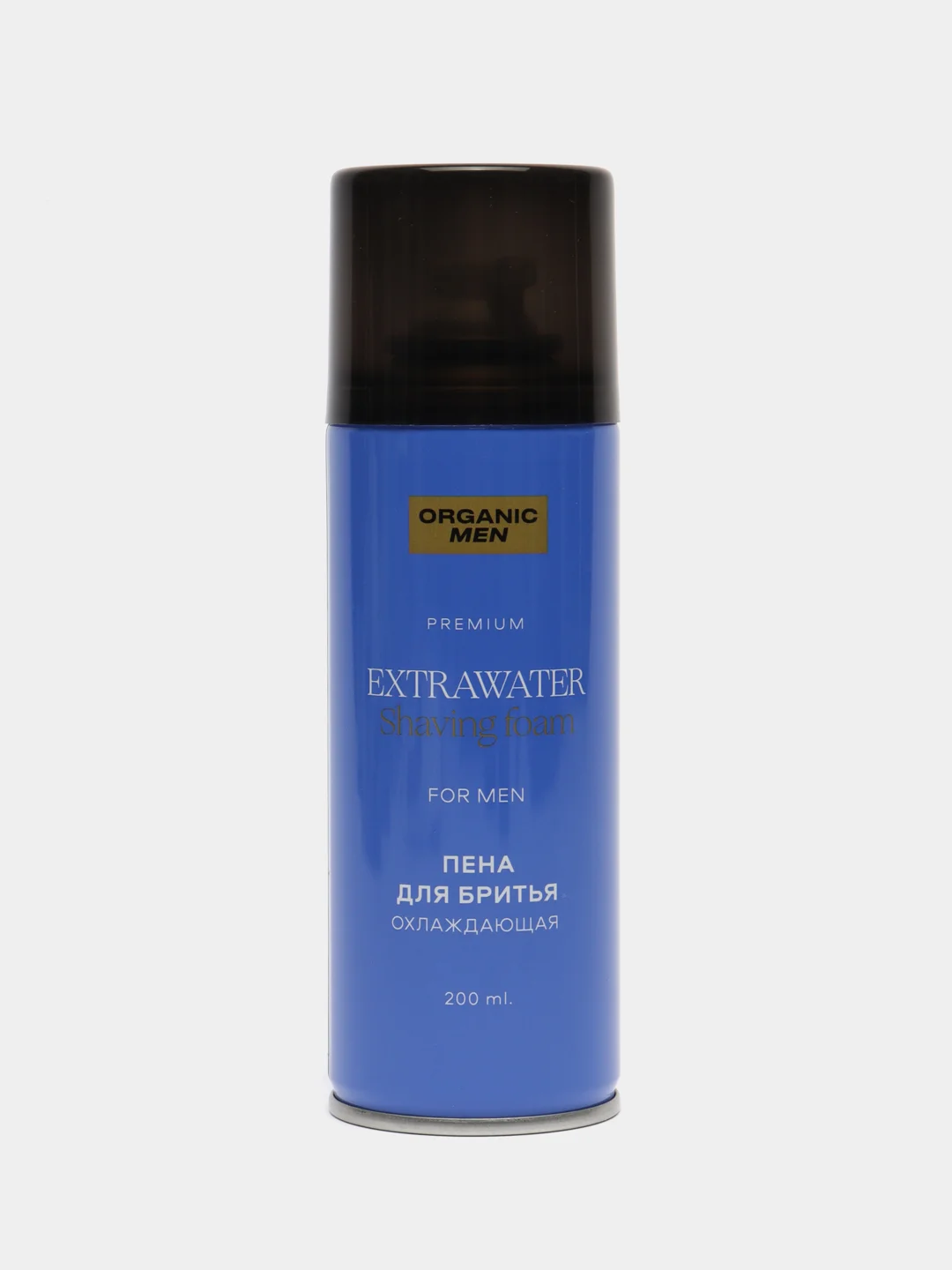 Охлаждающая пена для бритья Organic Men, ExtraWater, 200 мл